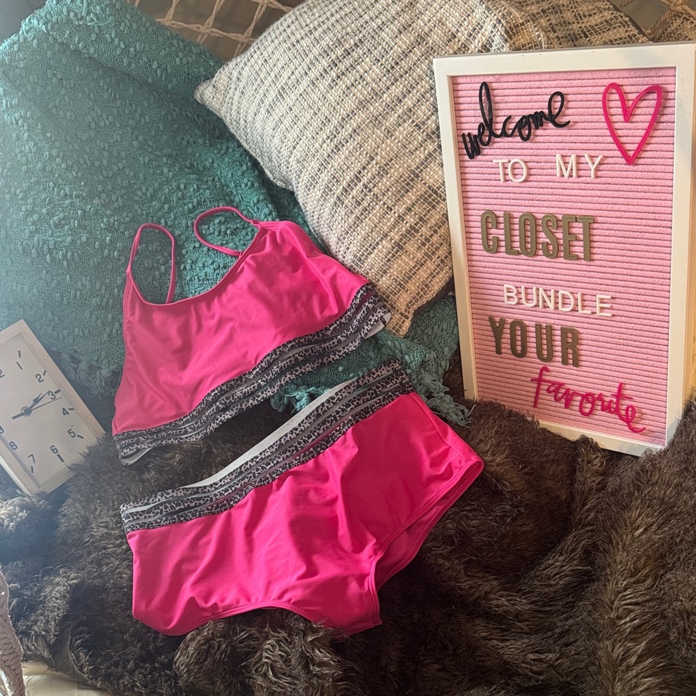 Pink bikini